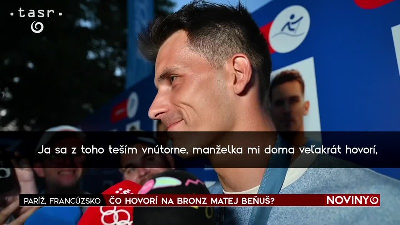 ČO HOVORÍ NA BRONZ MATEJ BEŇUŠ?