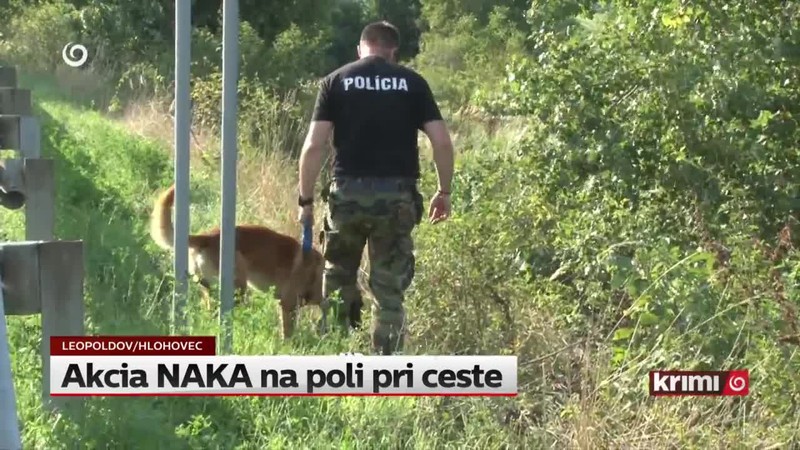 Akcia NAKA na poli pri ceste