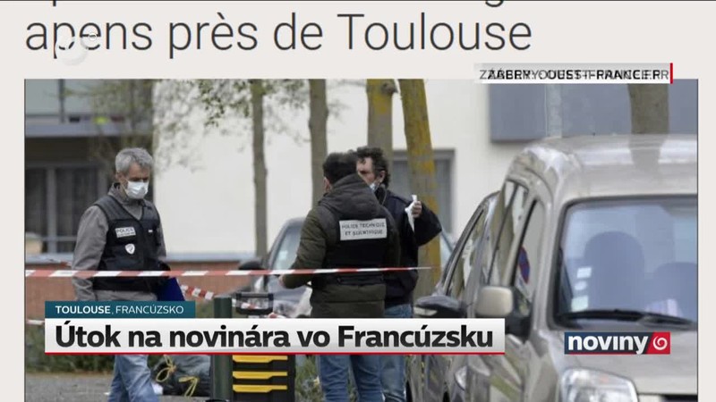 Útok na novinára vo Francúzsku