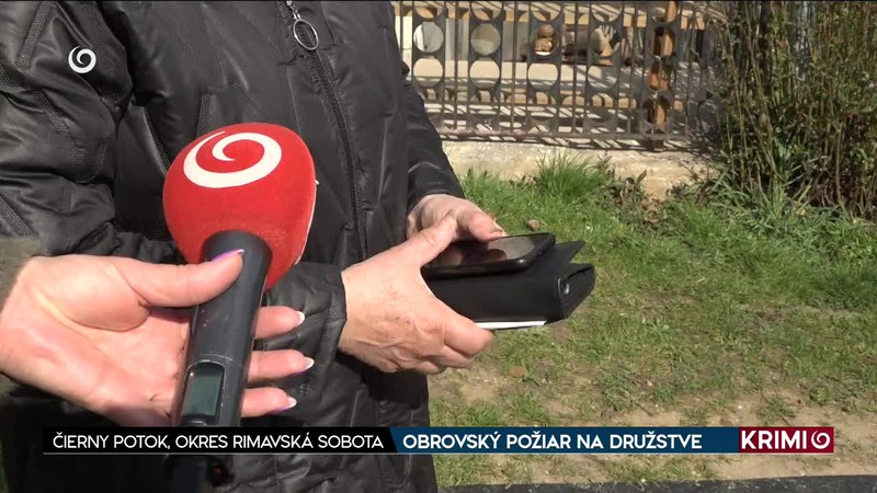 OBROVSKÝ POŽIAR NA DRUŽSTVE