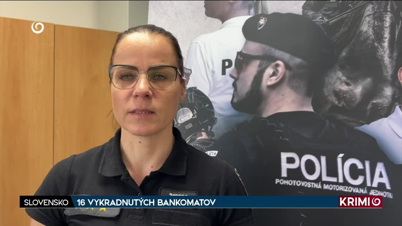 16 VYKRADNUTÝCH BANKOMATOV