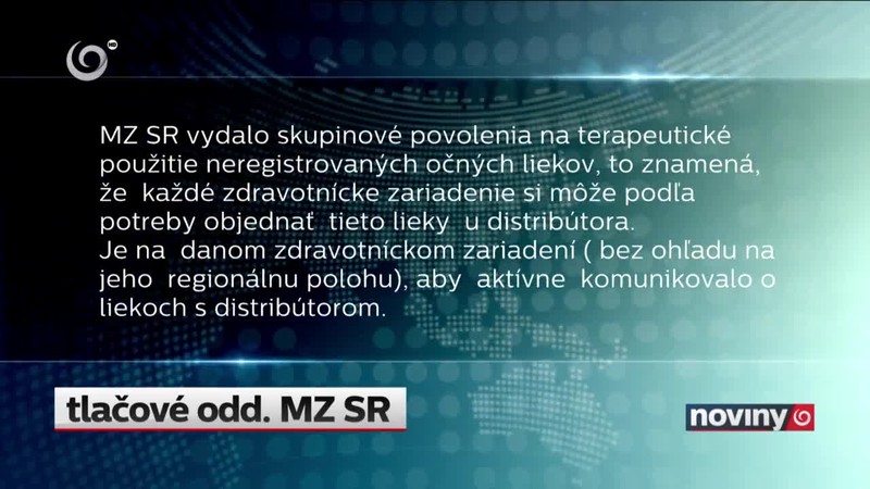 Výrobca očných liekov spúšťa výrobu