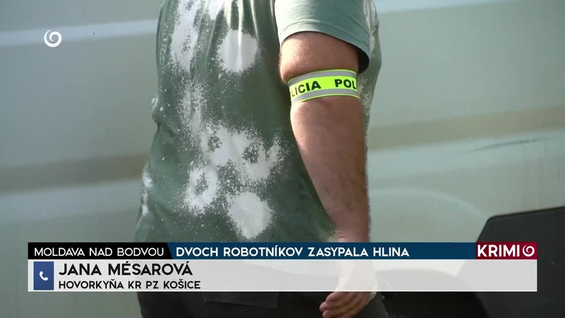 DVOCH ROBOTNÍKOV ZASYPALA HLINA