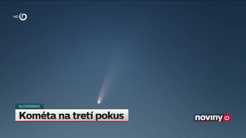 Kométa na tretí pokus