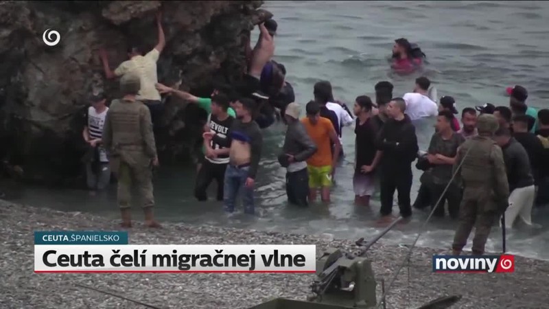 Ceuta čelí migračnej vlne