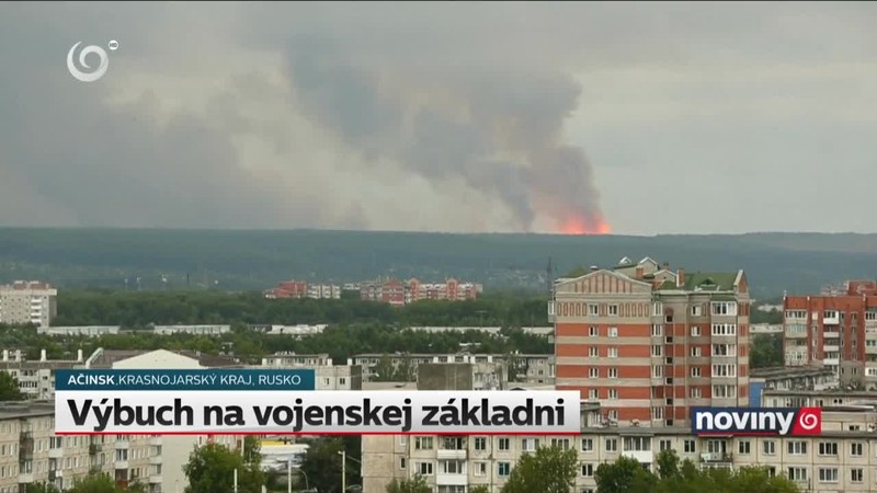 Výbuch na vojenskej základni