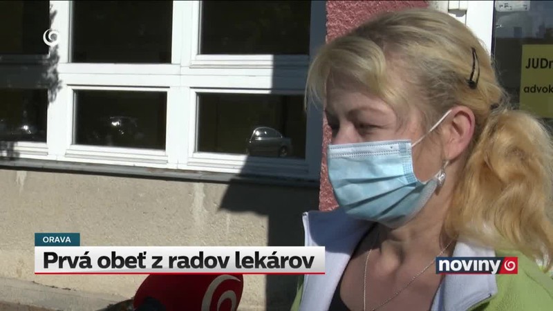 Prvá obeť z radov lekárov
