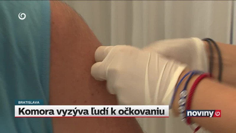 Komora vyzýva ľudí k očkovaniu