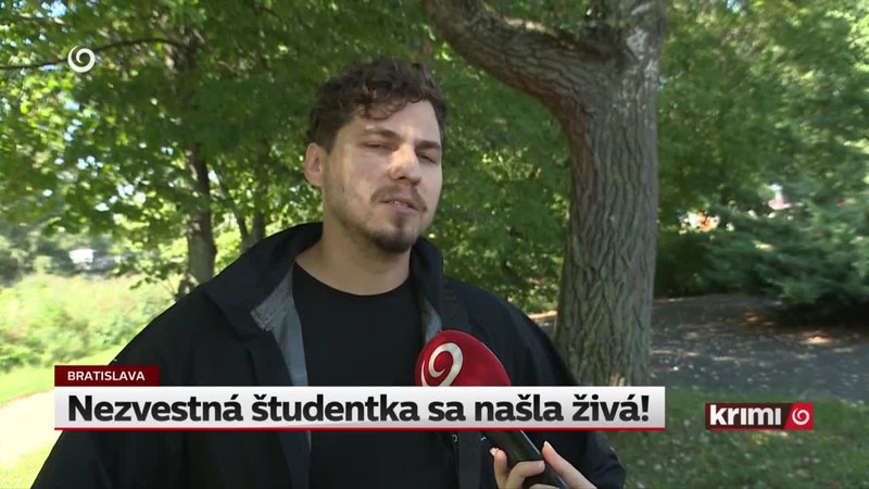 Nezvestná študentka sa našla živá!