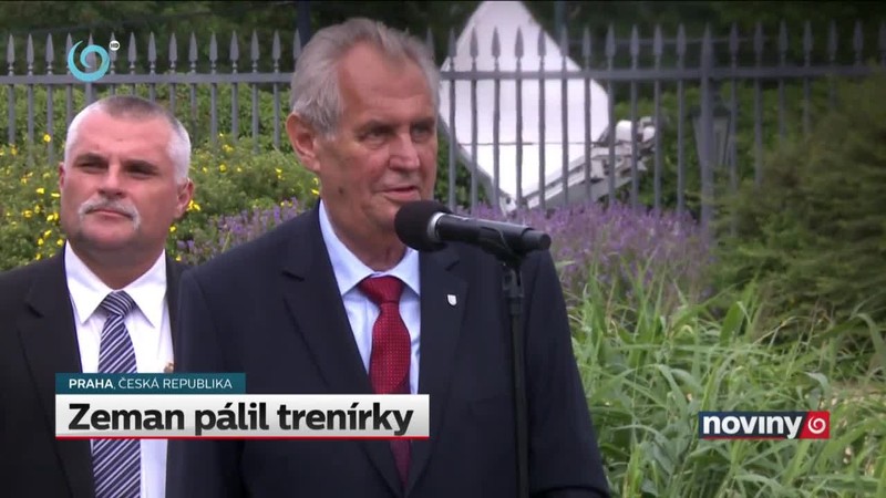 Zeman pálil trenírky