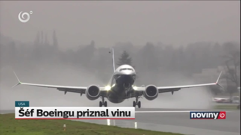 Šéf Boeingu priznal vinu