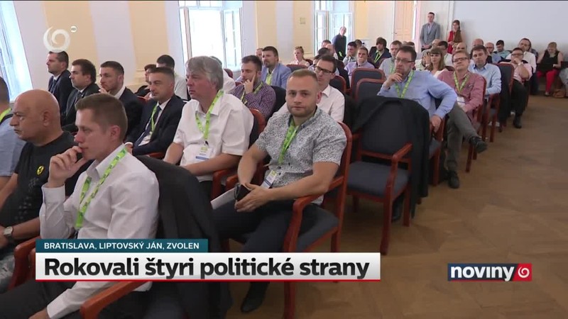 Rokovali štyri politické strany