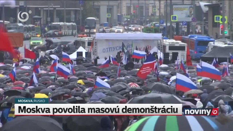 Moskva povolila masovú demonštráciu