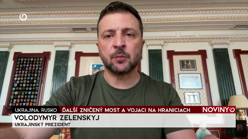 ĎALŠÍ ZNIČENÝ MOST A VOJACI NA HRANICIACH