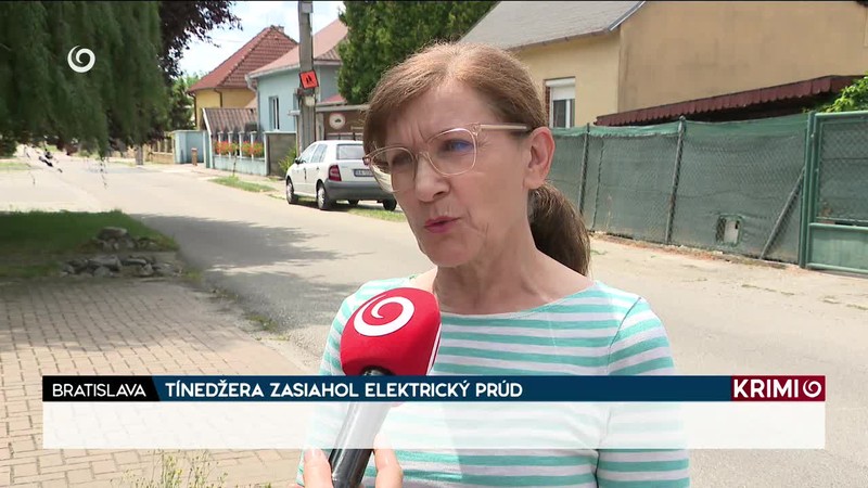 TÍNEDŽERA ZASIAHOL ELEKTRICKÝ PRÚD