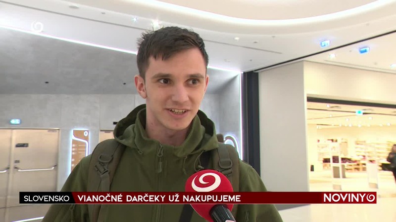 VIANOČNÉ DARČEKY UŽ NAKUPUJEME
