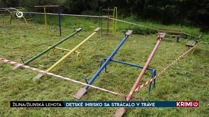 DETSKÉ IHRISKO SA STRÁCALO V TRÁVE