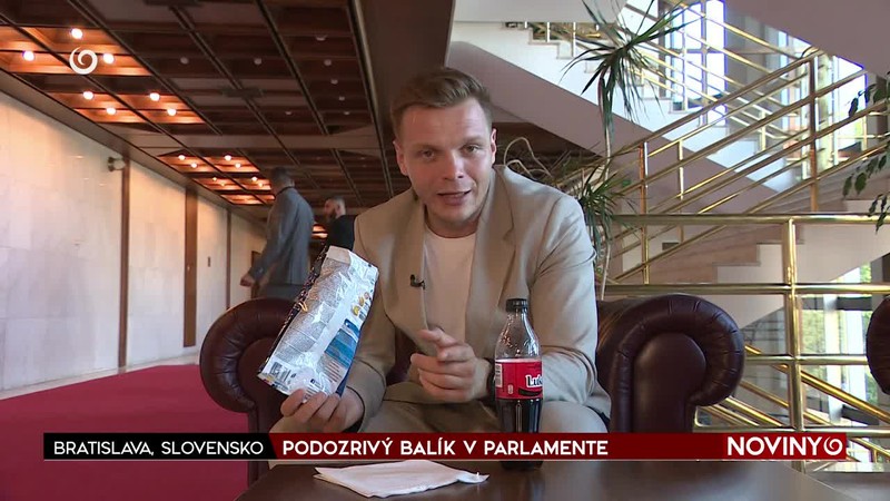 PODOZRIVÝ BALÍK V PARLAMENTE