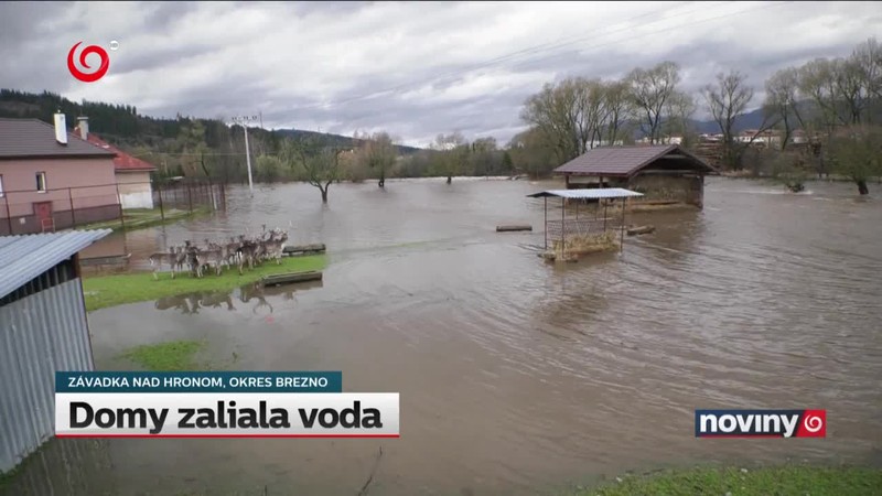 Domy zaliala voda