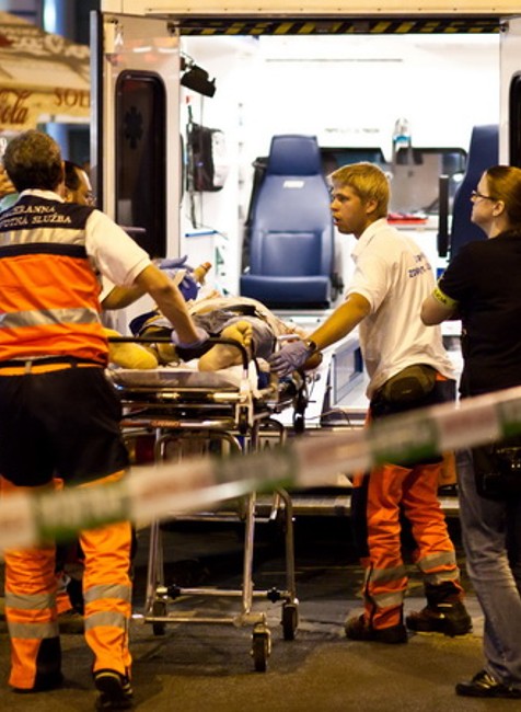 Tri veže_streľba_Bratislava_postrelený muž