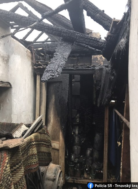 V Maduniciach zhorel takmer celý dom. Môže za to kotol, v ktorom varili pálenku