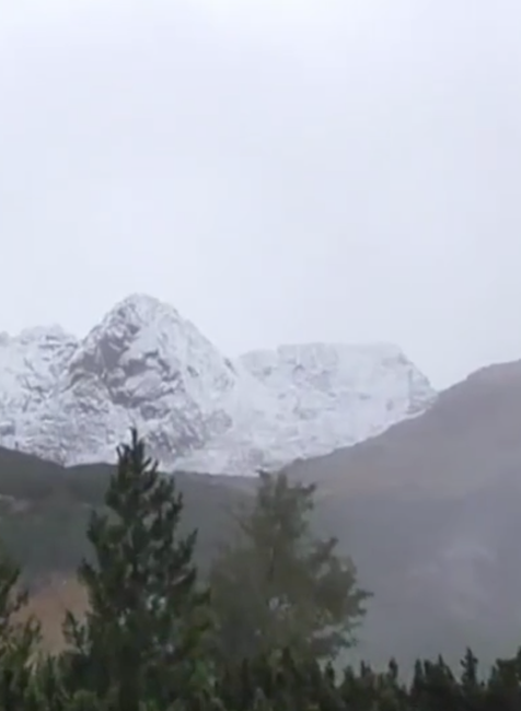 Vysoké Tatry potrápil dážď a sneh