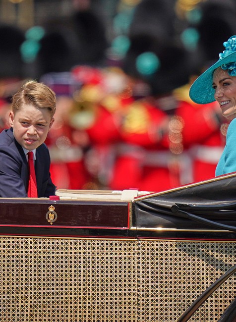 Princ George s rodinou