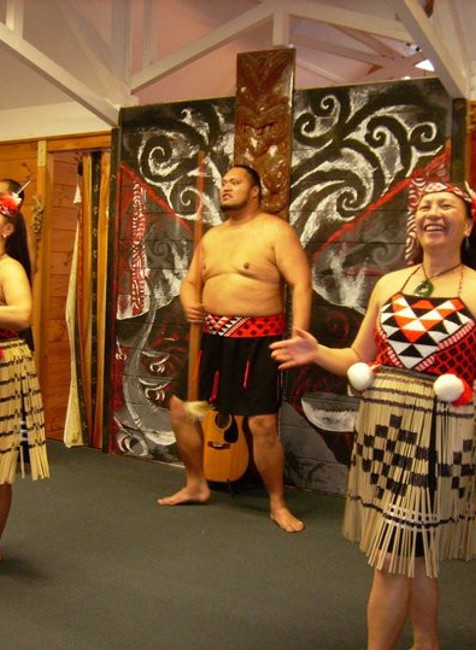 Maorská tanečná skupina