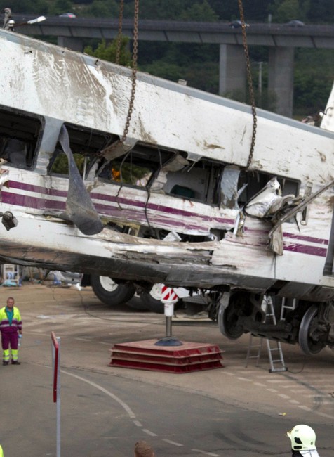 Španielsko vykoľajený vlak 1