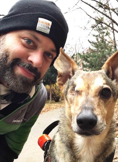 Martin Chynoranský a jeho pes