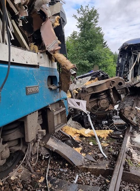 Tragická zrážka vlakov v Česku