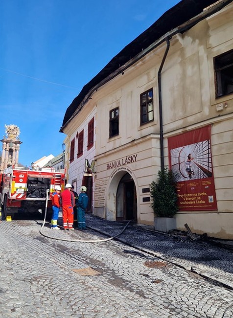 Požiar Banská Štiavnica