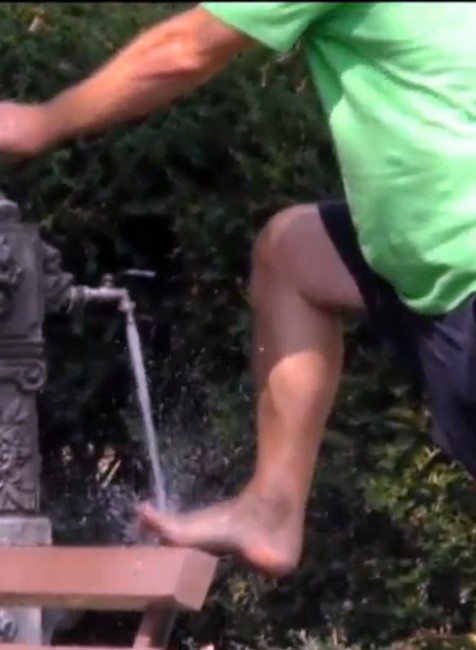 Kúpanie vo fontáne