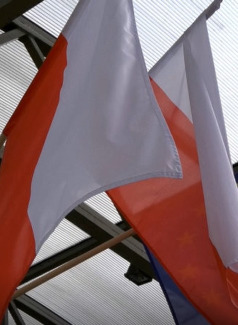 poľská a slovenská zástava