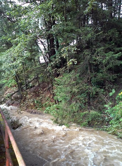 zosuvy pôdy v Malej Frankovej