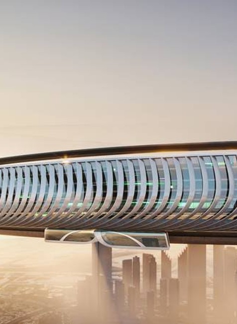 Prstenec okolo mrakodrapu Burdž chalífa