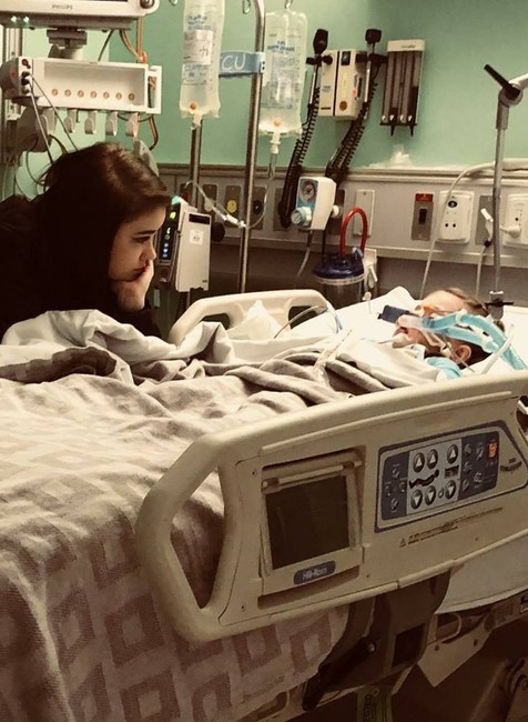 Ally Parker Braylynn nemocnica choré dievča 3