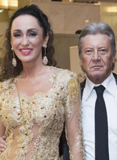 Sisa Lelkes Sklovská s manželom Jurajom