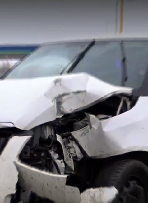 Šesť nehôd za tri hodiny. Poľadovica sa vypomstila viacerým vodičom