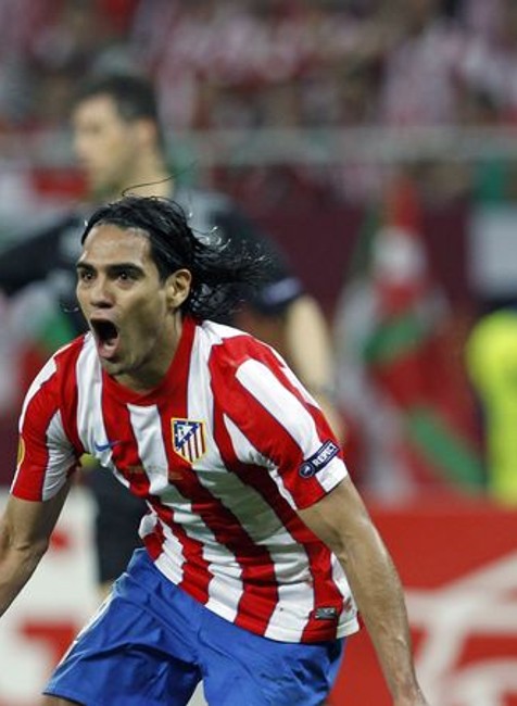 Falcao, Atletico Madrid vs Bilbao