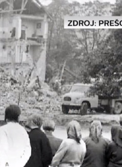 Výbuch plynu v Prešove rok 1974