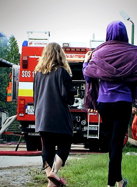 Požiar pri počúvadle