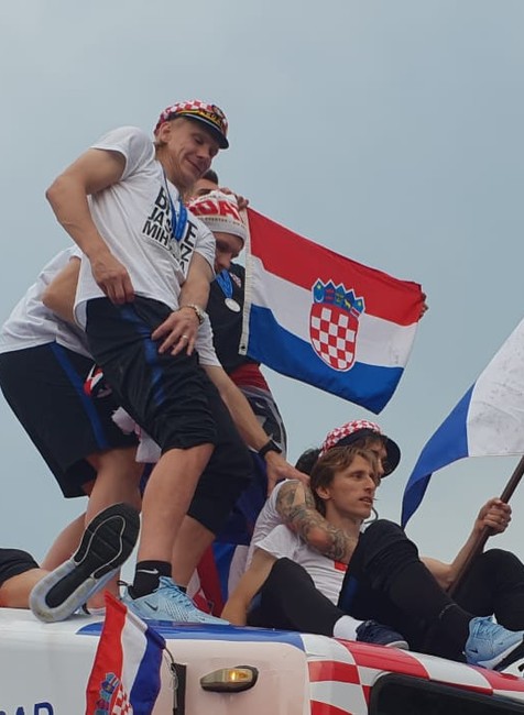 Chorvátsky tím dorazil domov 