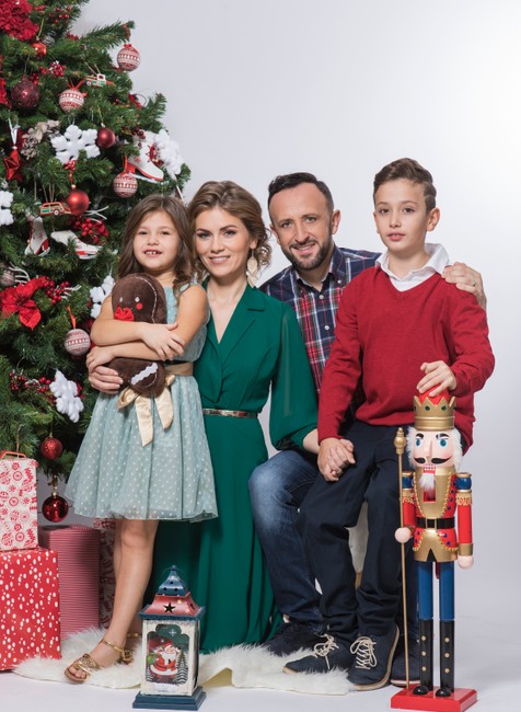 Ondrej Kandráč s rodinou