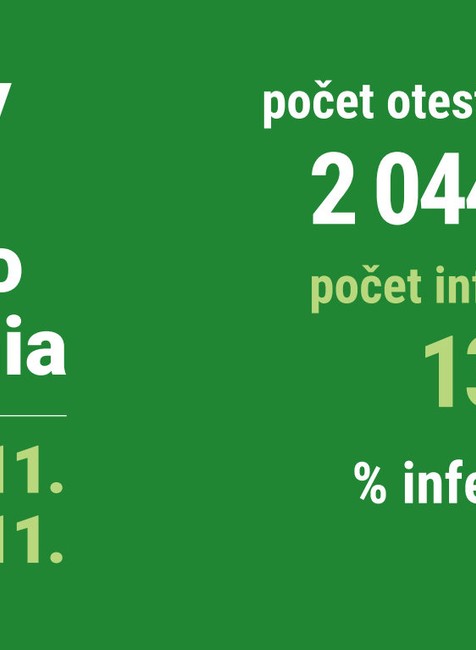 Analýza plošného testovania na Slovensku.