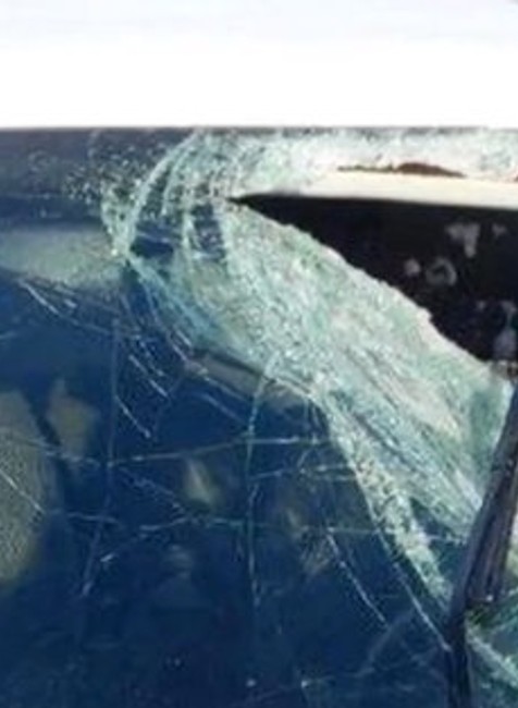 Nebezpečný ľad na kamiónoch