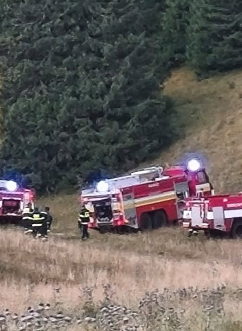 Požiar v Národnom parku Veľká Fatra