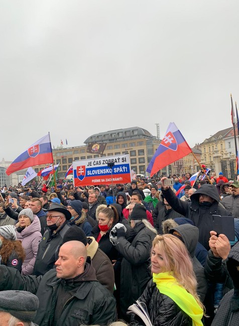 V Bratislave sa koná protest proti vláde
