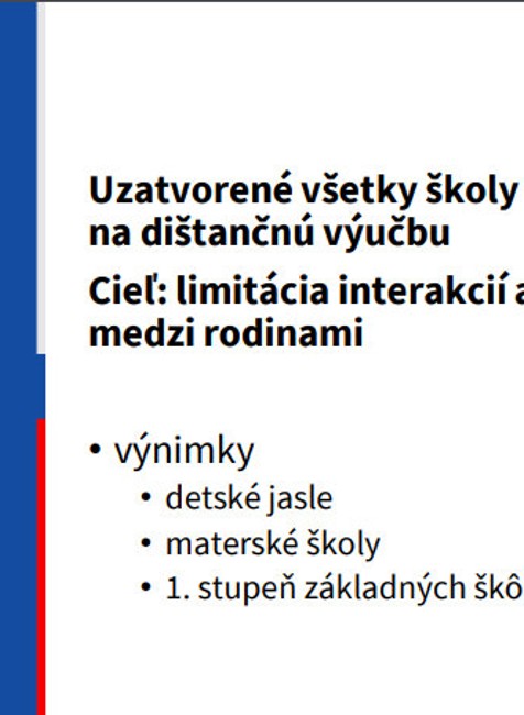 Opatrenia - lockdown