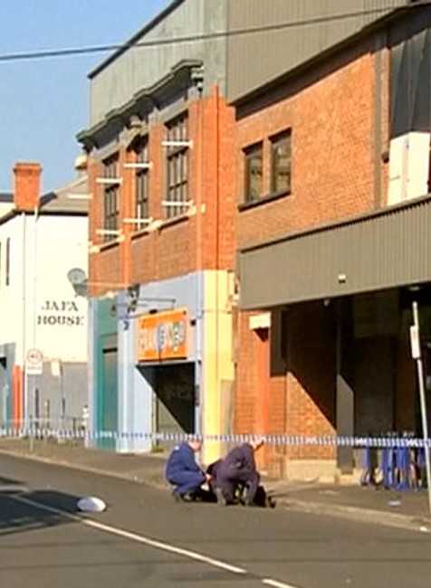 Streľba pred austrálskym nočným klubom 